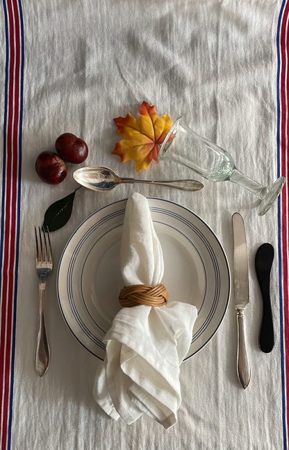 French Linen Napkins - Charvet Éditions
