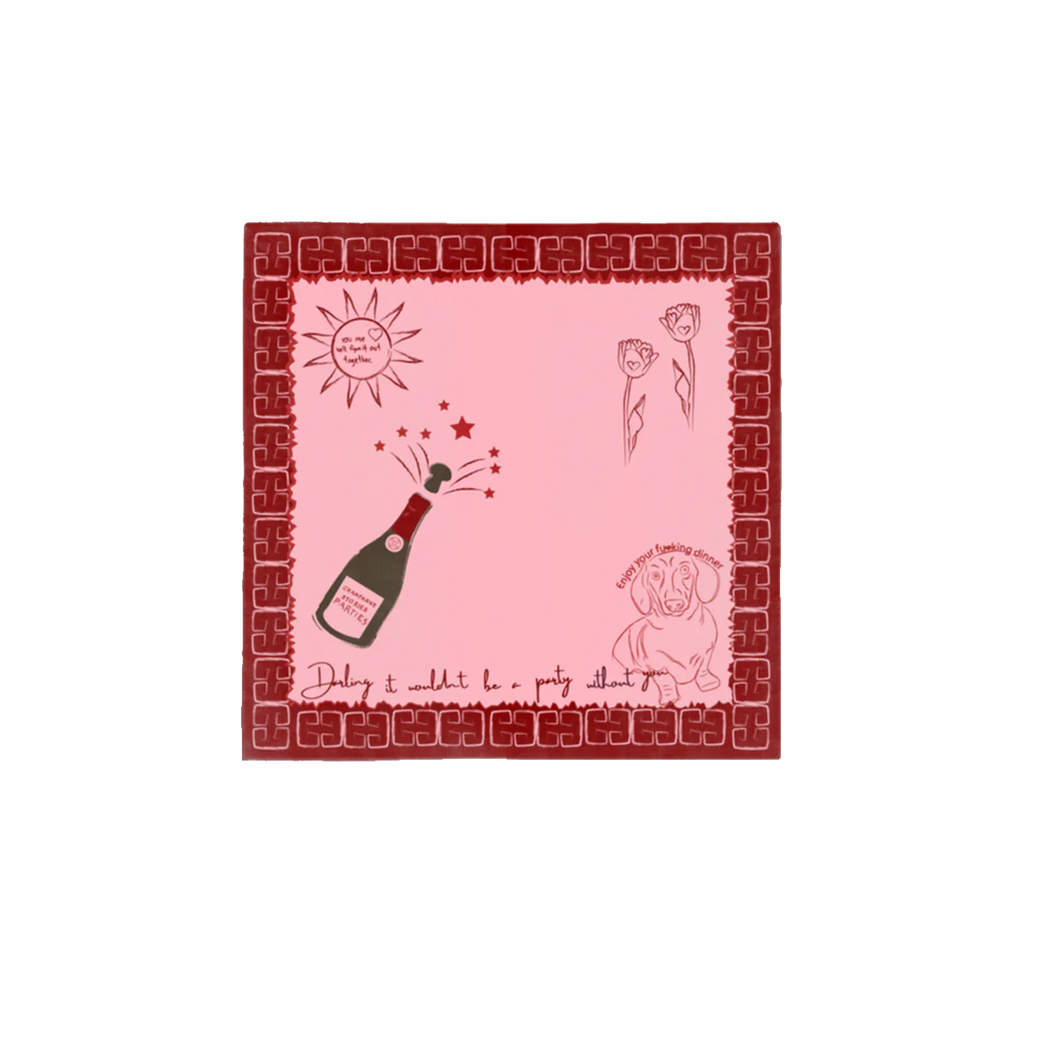 NojiNoji Lauren Napkin (Pink)