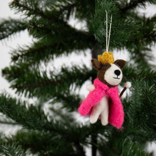 Dog the King Christmas Ornament by A World of Craft