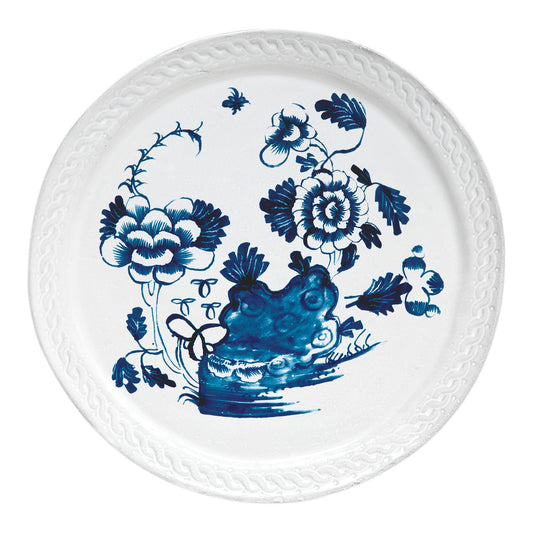 Dutch Blossoms Dinner Plate, John Derian - Astier de Villatte: Exclusive Pre-Order Item