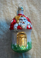Nostalgic Mushroom House with Gnome | Nostalgie Christbaumschmuck