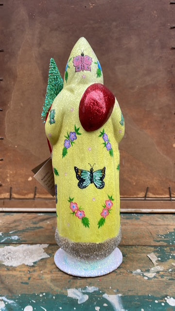 Santa With Butterflies, Yellow | Ino Schaller