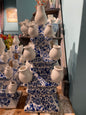 Extra Large Dainty Flower Three Tier Tulip Vase | Heinen Delfts Blauw