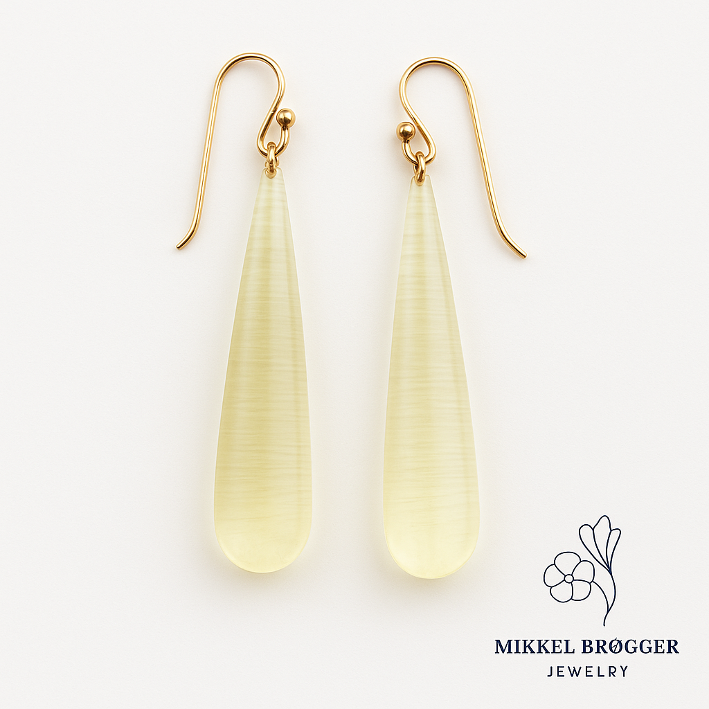Pale Lemon Citrine Earrings | Mikkel Brøgger