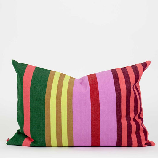 ELSA Cushion Cover, 50 × 70 cm, Multicolor Stripe | A World of Craft