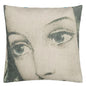 Ellen's Eyes Parchment Cushion | John Derian