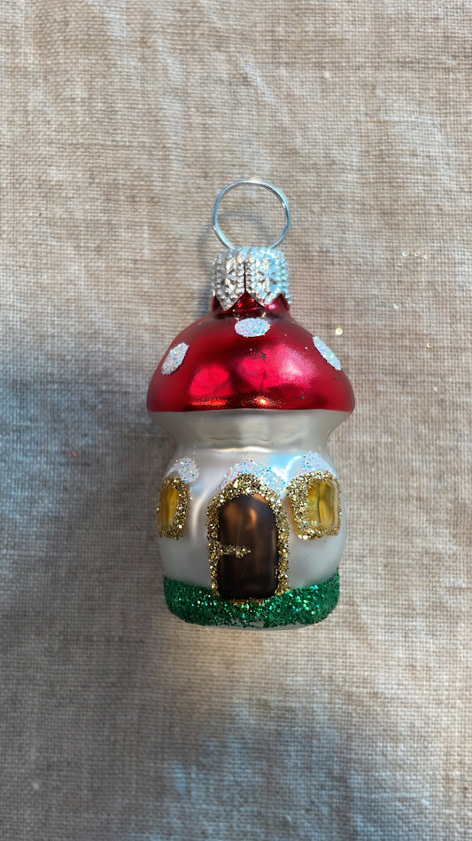 Nostalgic Mini Mushroom House | Nostalgie Christbaumschmuck