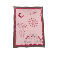 Load image into Gallery viewer, NojiNoji Amour Tea Towel (Pink)
