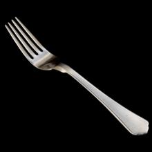Naples Small Fork, Stone Finish, Set of 12, stainless-steel flatware by Astier de Villatte