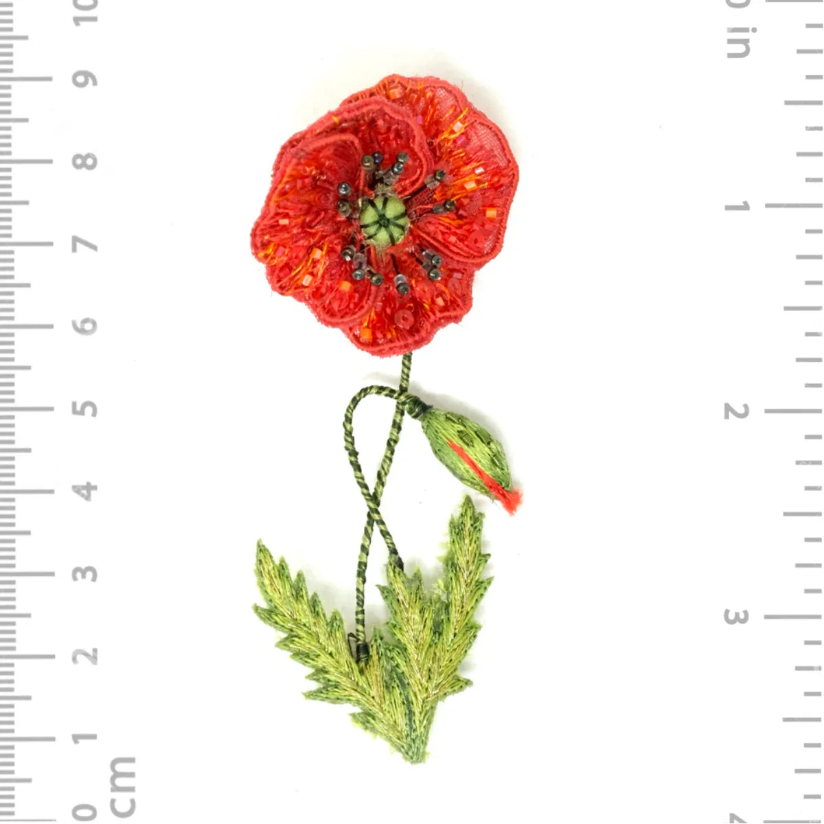 Field Poppy Brooch Pin | Trovelore