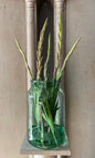 Vintage French Glass Pickling Jar | Light Green