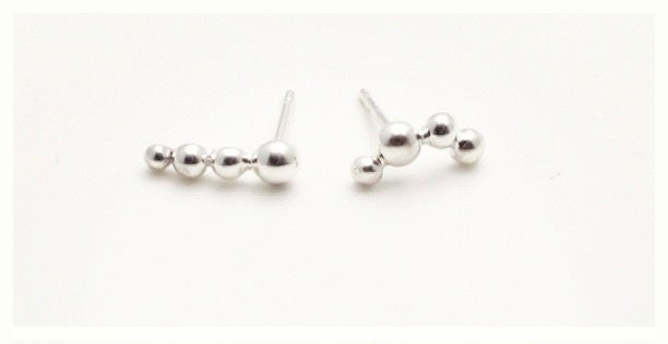 Bubble Earrings Silver | Mikkel Brøgger