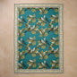 Birds and Acorns Quilted Throw Blanket | John Derian