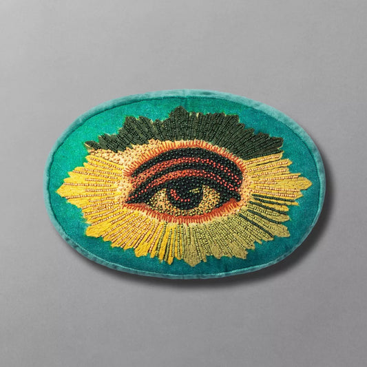 Beady-Eyed Novelty Plush Pillow - John Derian Company