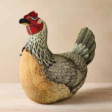 Load image into Gallery viewer, Beaded Chicken Novelty Plush Pillow - John Derian Company
