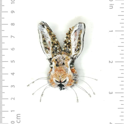 Giant Rabbit Brooch Pin | Trovelore