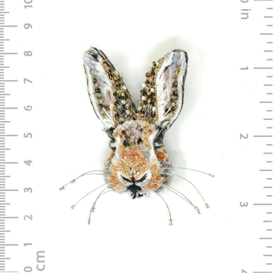 Giant Rabbit Brooch Pin | Trovelore
