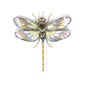 Globe Skimmer hand-embroidered brooch by Trovelore at BON TON goods