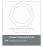 Shanghai Clay Mix | Atelier Saint André Perrin - Large scalloped round dish