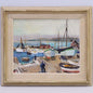 Hans Ripa – Torekov Harbour – Oil on Canvas (45 × 37 cm)