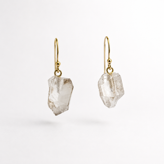 Herkimer Diamond Earrings #5 | Mikkel Brøgger
