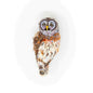 Hoot Owl hand-embroidered brooch by Trovelore at BON TON goods