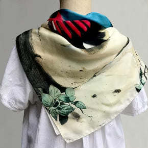 Hummingbird Silk Scarf | John Derian