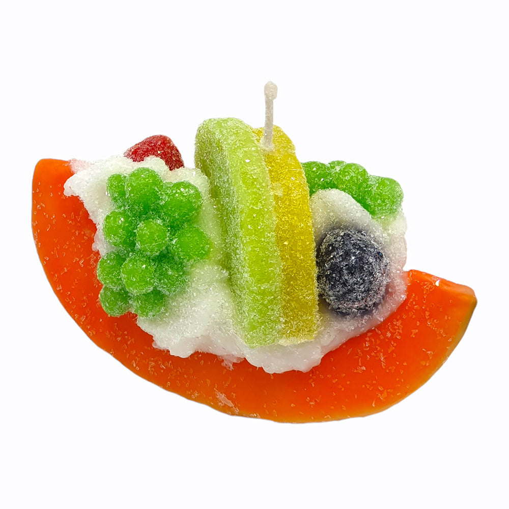 Seasoned Melon Wedge Shaped Candle | Cereria Introna