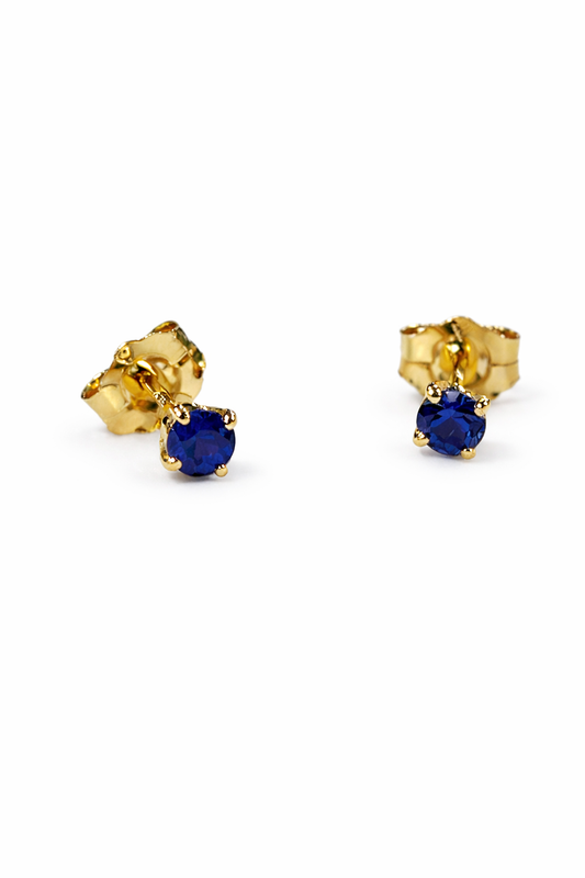 Sapphire Studs | Mikkel Brøgger
