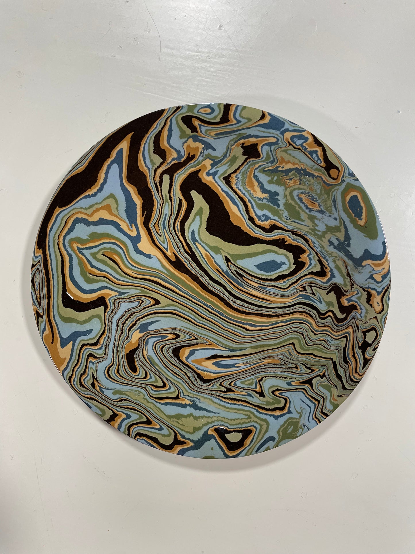“Fabrizio” Dessert Plate - Atelier Saint André Perrin
