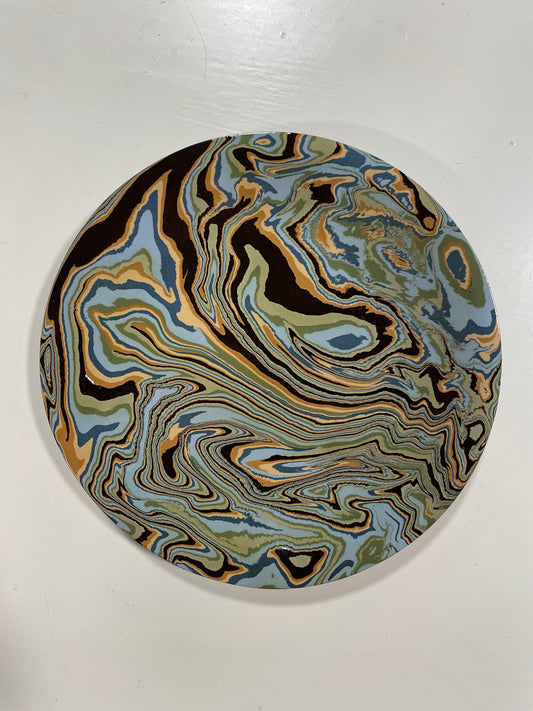 “Fabrizio” Dessert Plate - Atelier Saint André Perrin
