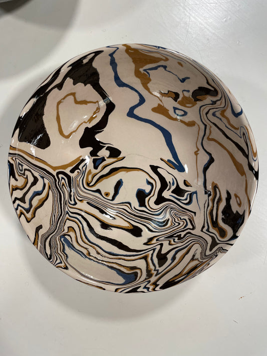 Extra Large Bowl with Foot - Atelier Saint André Perrin