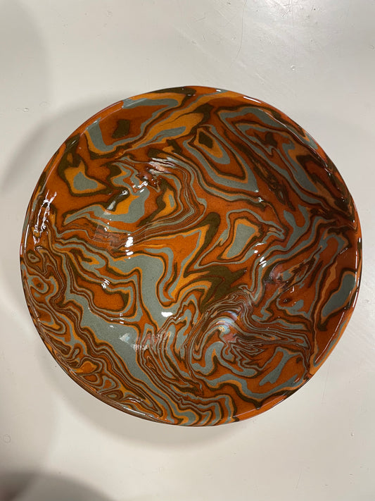 Extra Large Bowl with Foot - Atelier Saint André Perrin