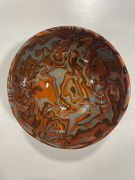 Extra Extra Large Bowl with Foot - Atelier Saint André Perrin