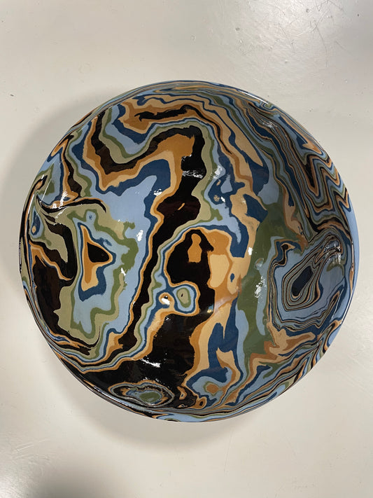 Extra Extra Large Bowl with Foot - Atelier Saint André Perrin