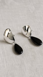 Black Agate and Stone Earrings | Mikkel Brøgger