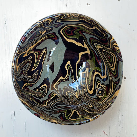 Cachemire Medium Bowl without Foot | Atelier Saint André Perrin