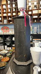 Antique French Blackened Wood Pedestal