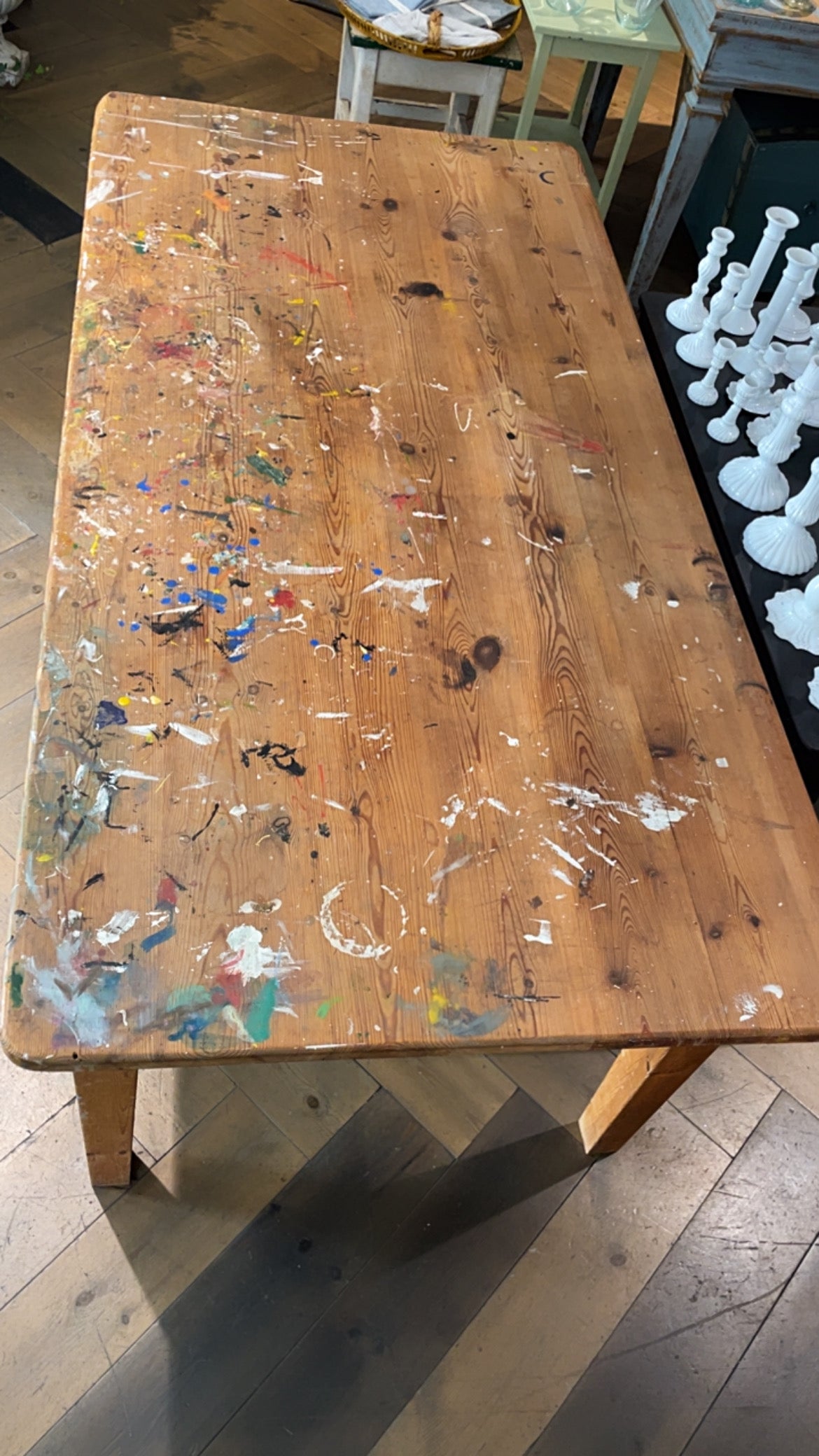 Vintage Artist Work Table