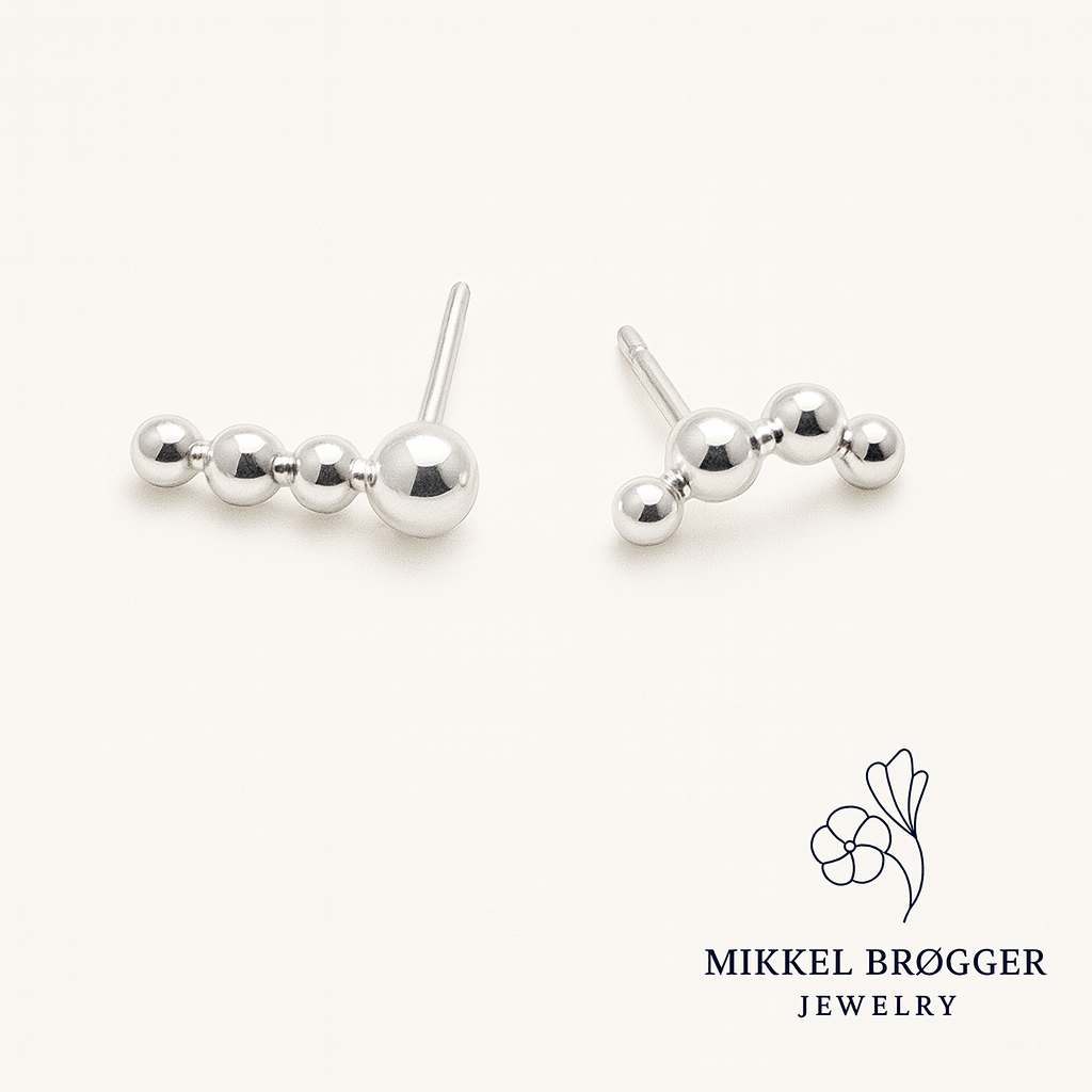 Bubble Earrings Silver | Mikkel Brøgger