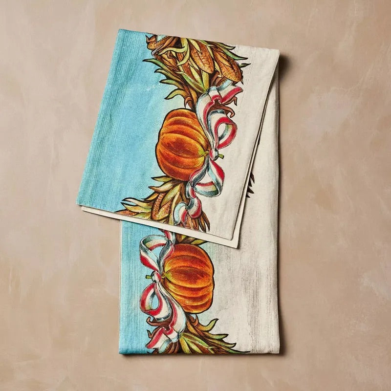 Pumpkin Ribbon Table Runner 35 x 230 cm  | John Derian