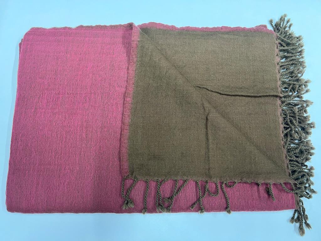 Merino Wool Throw/Plaid - By BON TON goods