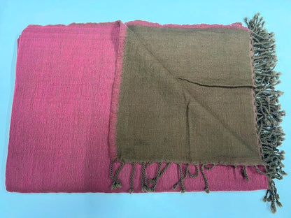 Merino Wool Throw/Plaid - By BON TON goods