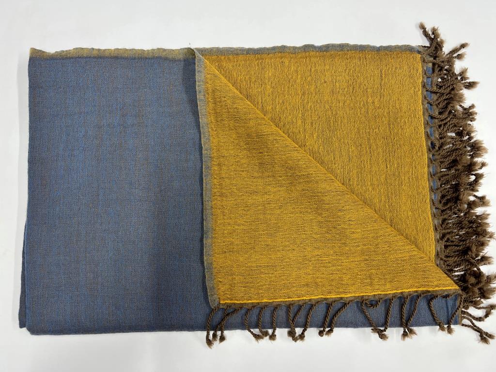 Merino Wool Throw/Plaid - By BON TON goods