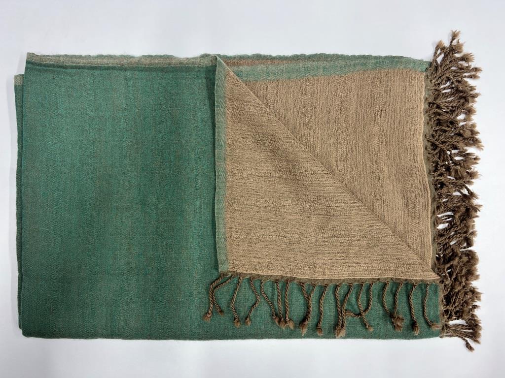 Merino Wool Throw/Plaid - By BON TON goods