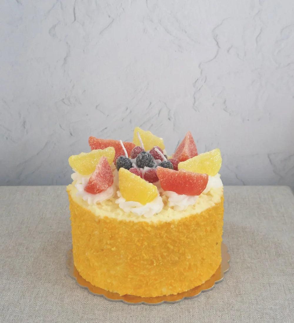 Large Torta Alla Crema e Canditi Wax Candle | Cereria Introna