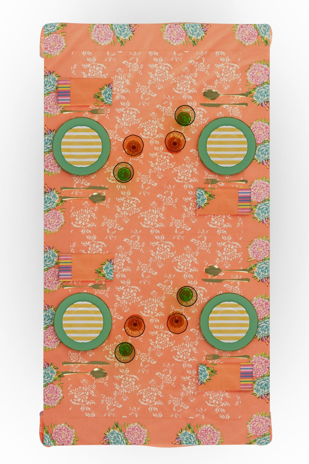 Kandem Queen Peach Napkins - Lisa Corti