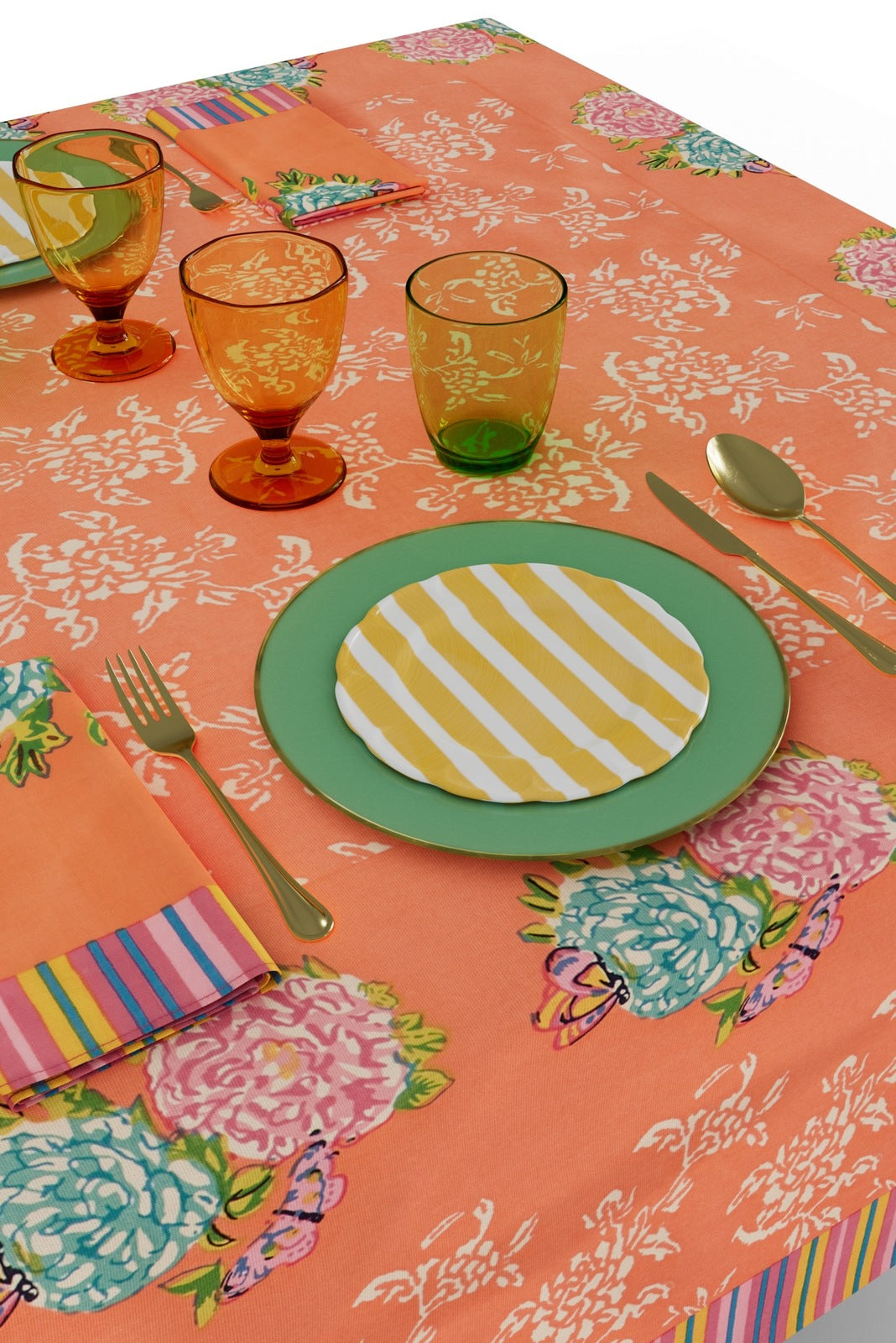 Kandem Queen Peach Napkins - Lisa Corti