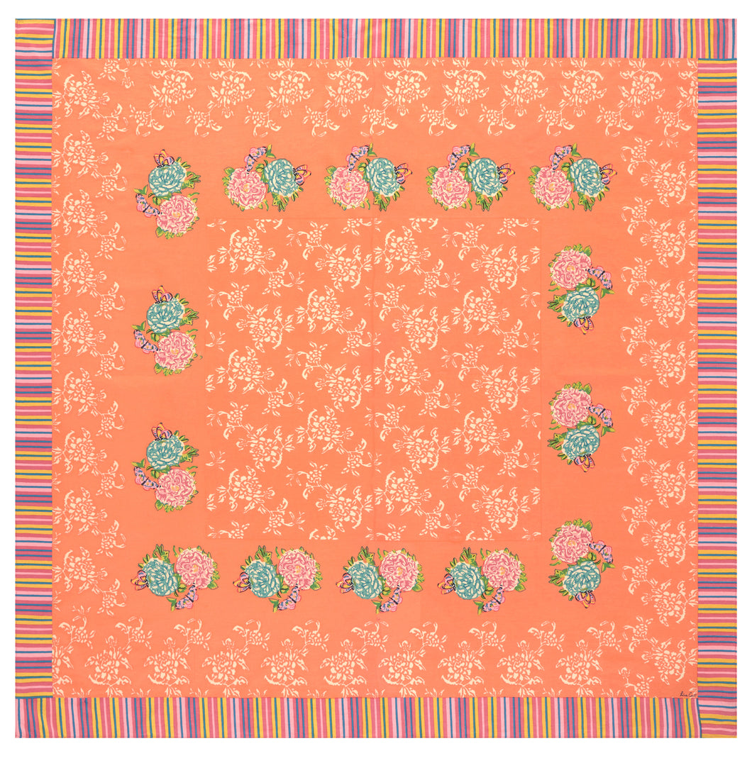 Kandem Queen Peach - Cotton Cloth 180x180 Lisa Corti