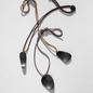 Oxidized Bronze Large Stone Pendant | Mikkel Brøgger